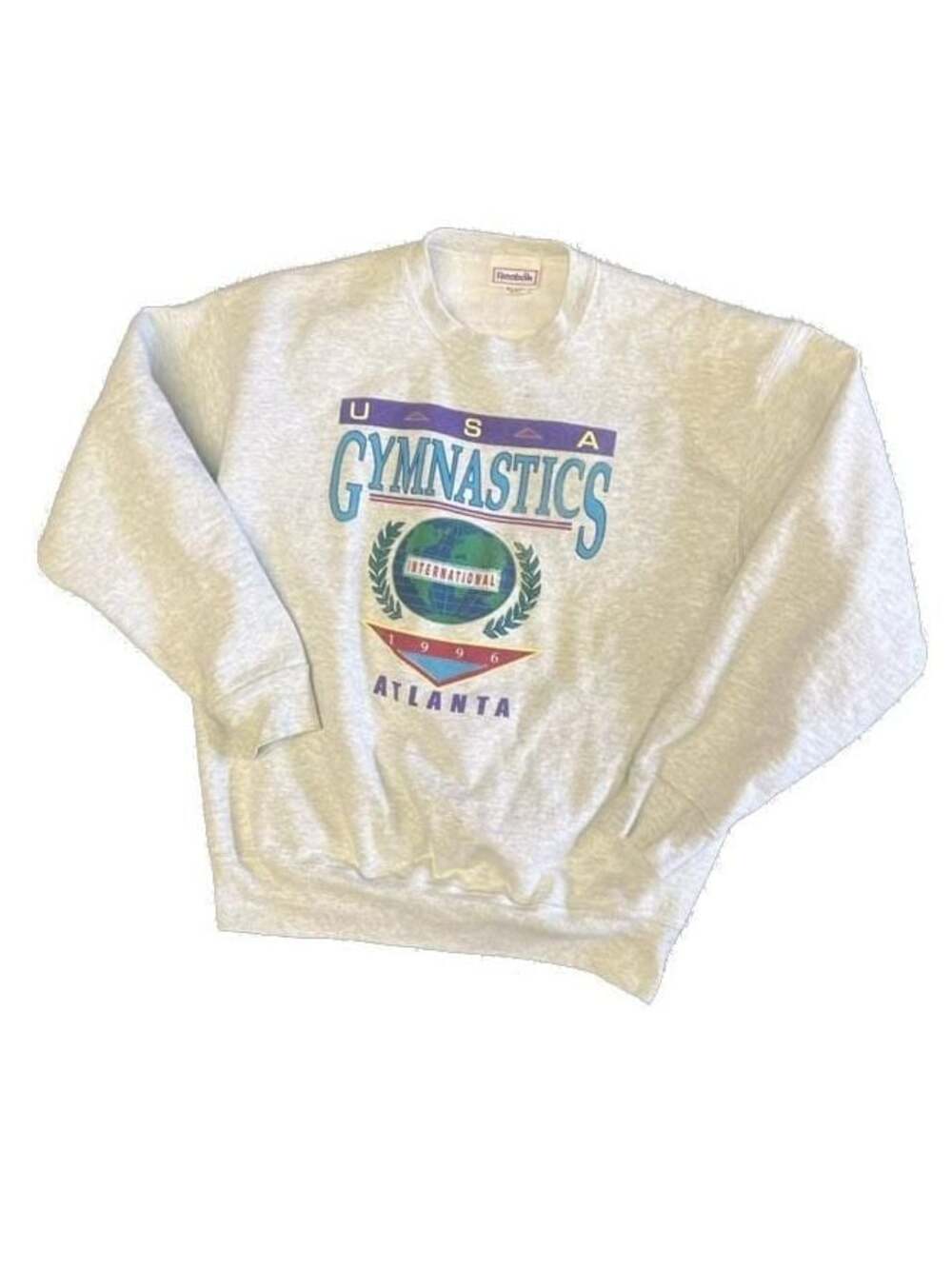 Vintage Reebok 1996 Atlanta Olympics USA Gymnastics Sweatshirt Size Large